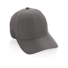 Impact AWARE™ rPET 6-Panel-Sportkappe, grau